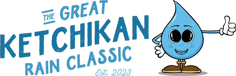 The full logo for The great Ketchikan Rain Classic